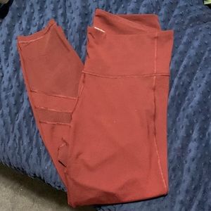 Maroon, Old Navy leggings. XL